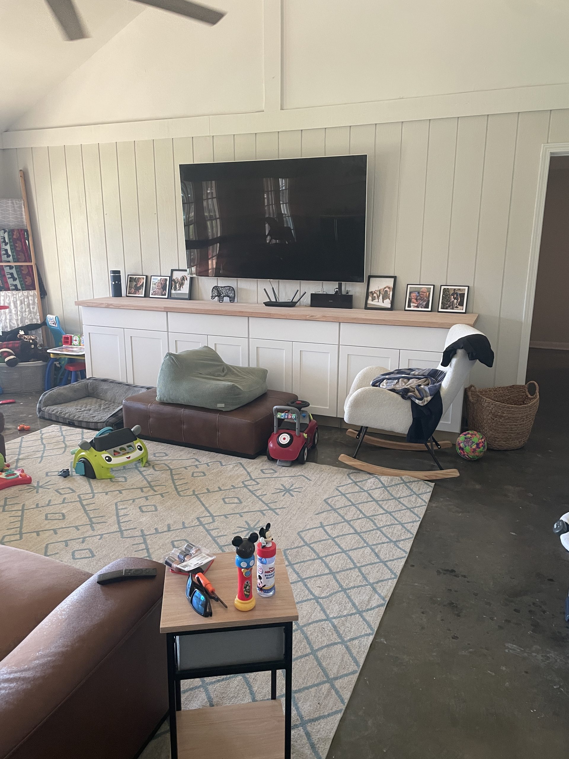 Custom built-ins and interior finish work completed by Comeaux Home Services